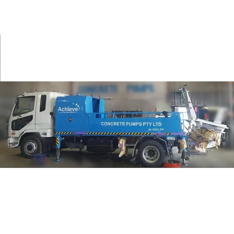 پمپ خط بتن سوار بر کامیون PTO رانده شده AI-50CLPP 40M³/H برای استرالیا